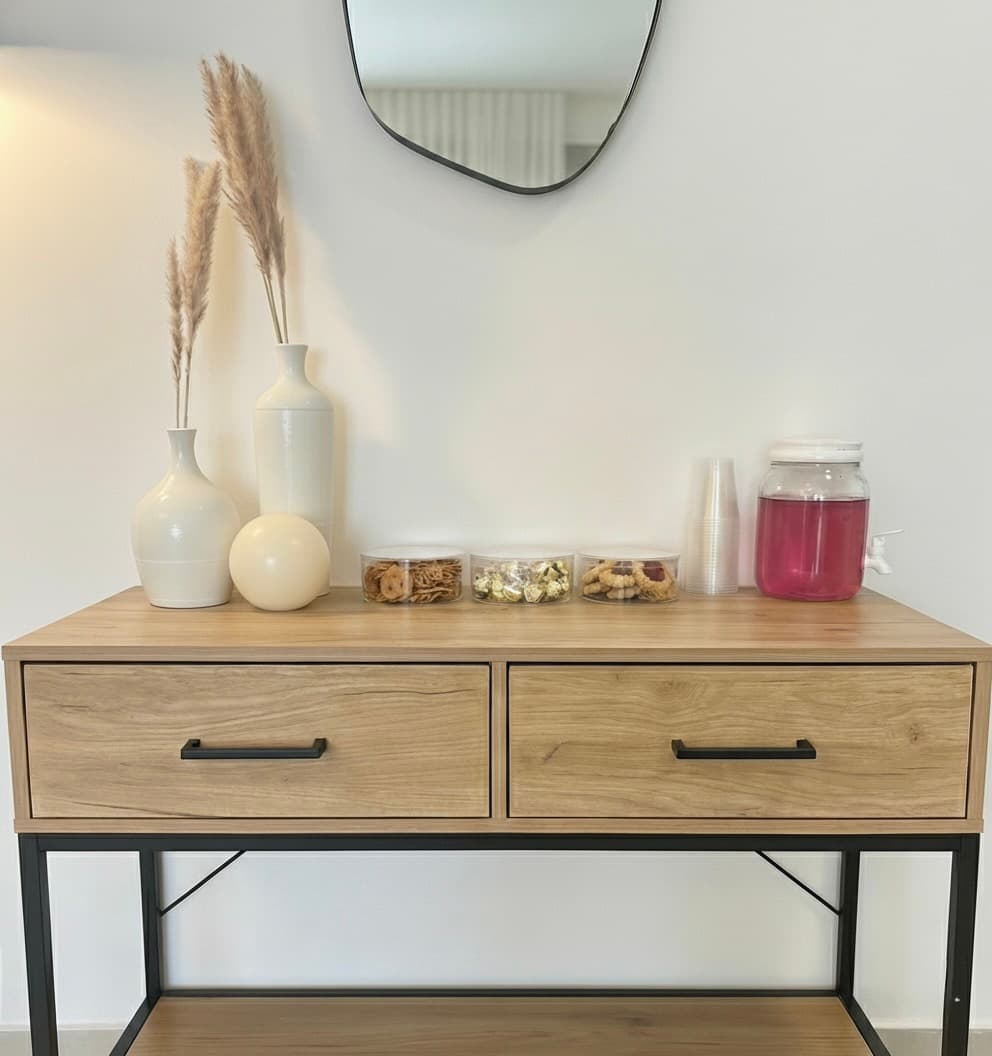 פינת האירוח — כיבוד ושתייה